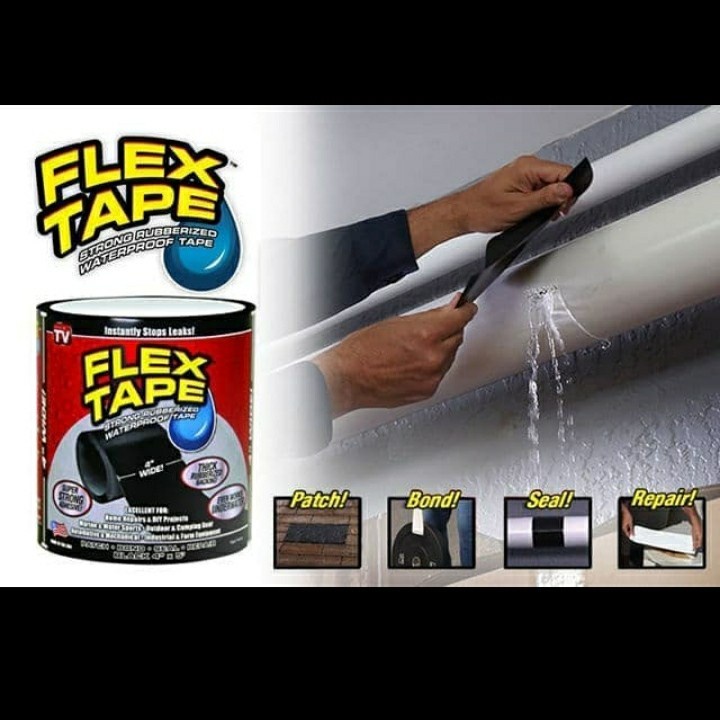 flax tape ajaib isolasi lakban anti bocor super kuat dan tahan lama