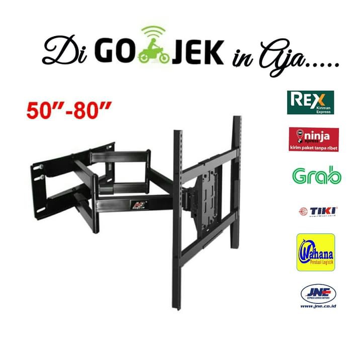 Bracket TV Swivel 4 arah 50 sampai 100 Inch Merk North Bayou NBSP5