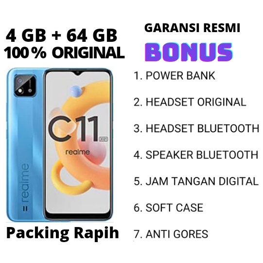 REALME C11 2021 RAM 4/64 RESMI