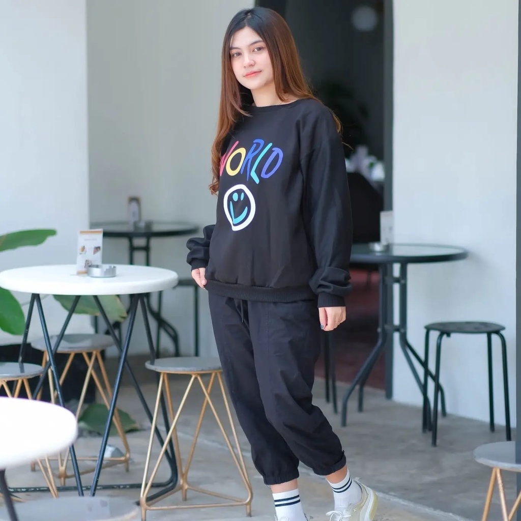 Sweater Wanita Grosir Berkualitas - World Smile Sweater02