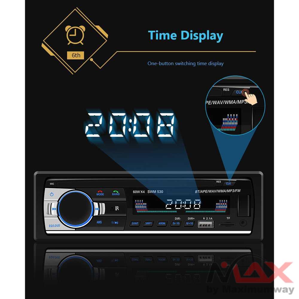 Taffware Tape Audio Mobil Bluetooth Car MP3 Player output 4X60W New JSD520 12V Car Radios Stereo FM MP3 Audio Player Support Bluetooth Phone with USB/SD MMC Port Car Electronics U-Disk Bluetooth MP3 Player Hands-free Car MP3 Stereo Audio FM Radio