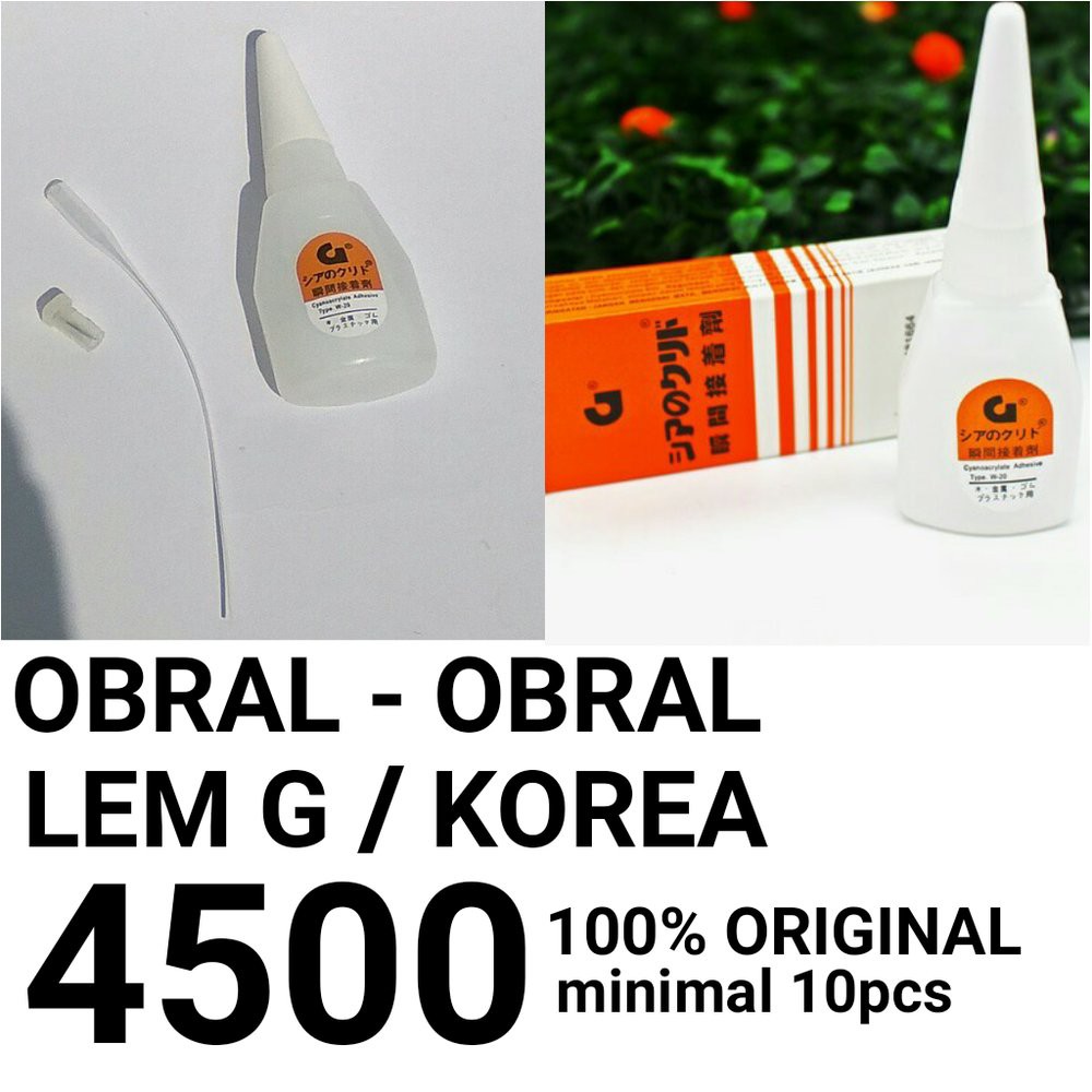 

Order Langsung Lem Korea / Lem G Original Berkualitas