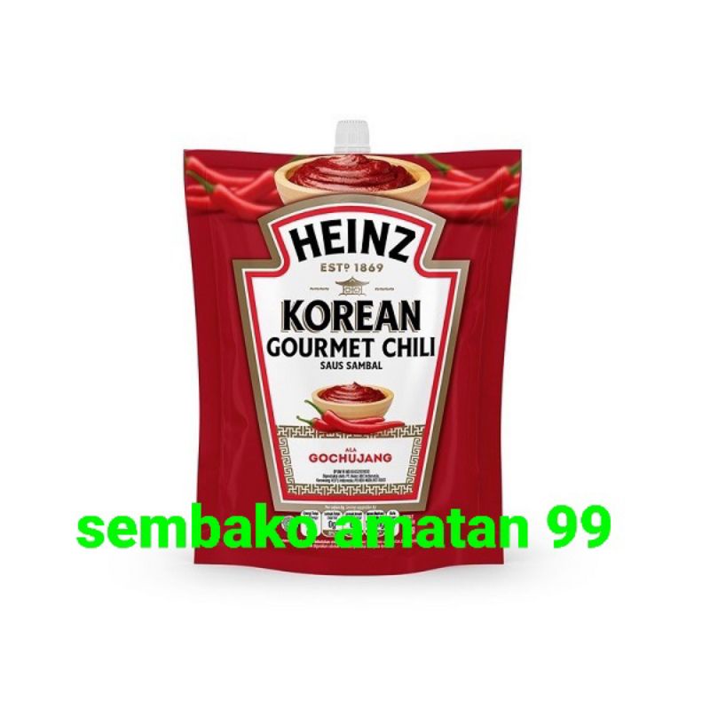 Heinz Korean Gourmet Chili 125 Gram HEINZ Saus Tomat 125 Heinz Sambal Indonesia 125