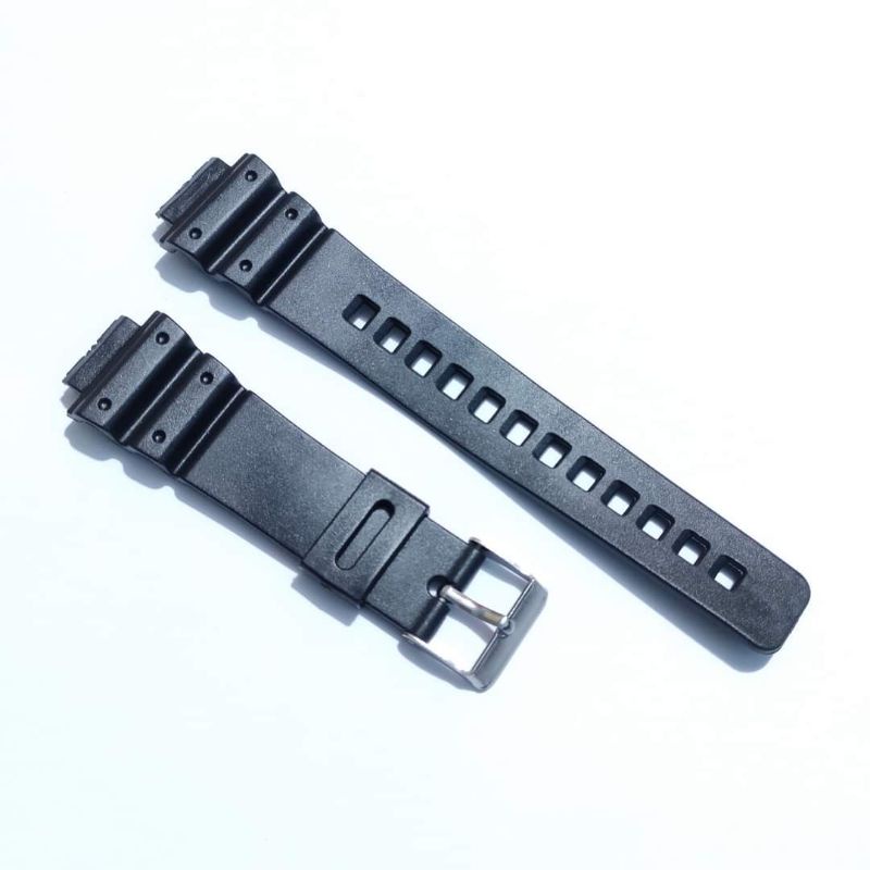 Tali Rubber Strap Watch Bend Termurah Jam Tanga Casio Mrw 210h MRW-210H Hitam