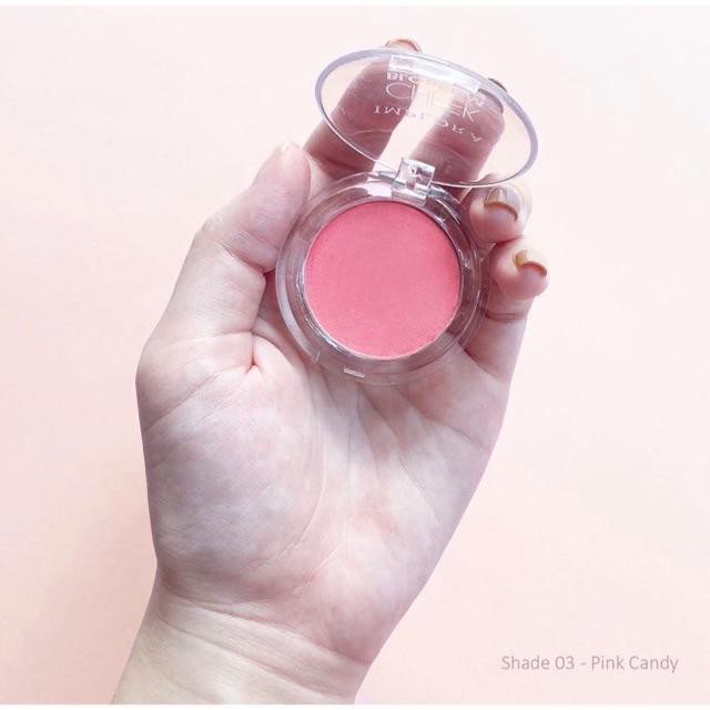 (1KG MUAT 30PCS) Implora Cheek Blossom Blush On hadir dengan 4 pilihan warna natural dan matte