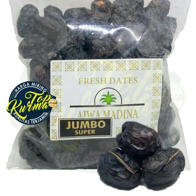 

Ready Stock Kurma Ajwa Jumbo 250 Gr Xl Super Besar Nabi Rosul Premium Madinah