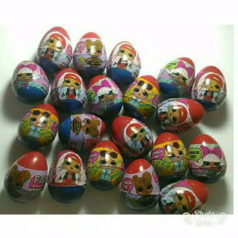 Mainan Telor / mainan telur kejutan / LoL Surprise Egg Isi Kejutan TELOR Knocker Ball Murah Mainan Edukasi (harga untuk 1pcs)