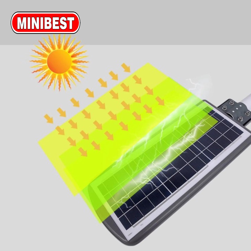 [MB] Lampu Jalan Solar Tenaga Surya Motion Sensor 50w