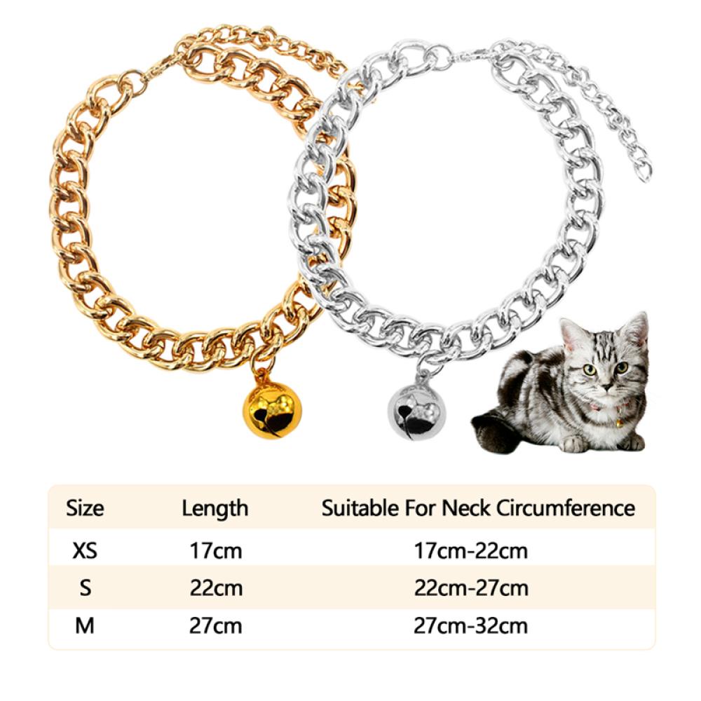 Timekey 1pc Kalung Collar Anjing Kucing Peliharaan Bahan Aluminum Dengan Lonceng C6G5