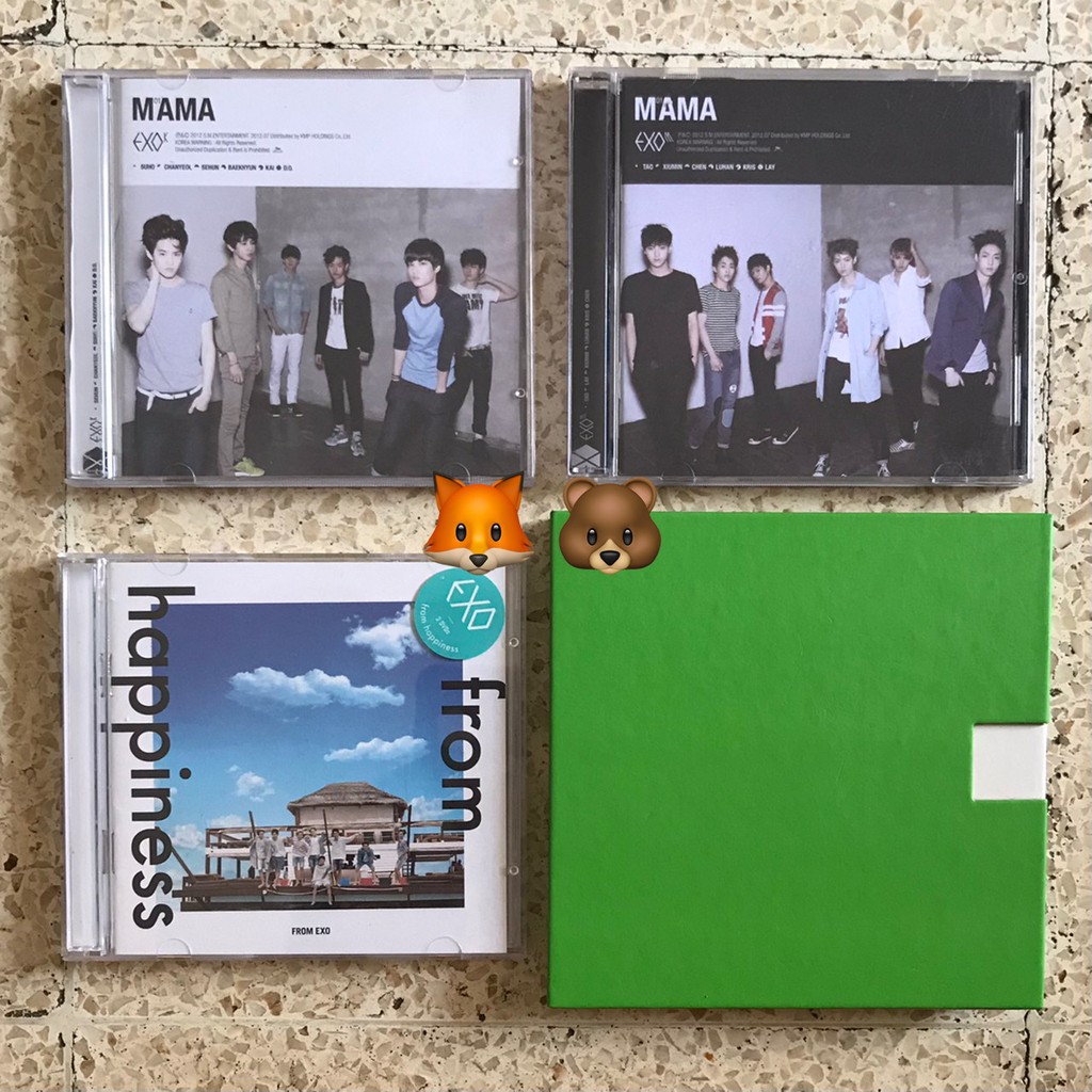 Official Album ONLY Chen Jongdae CBX Girls Hey Mama EXO K M Dear Happiness DVD