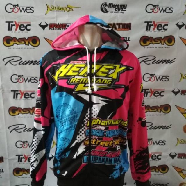 Jaket racing printing