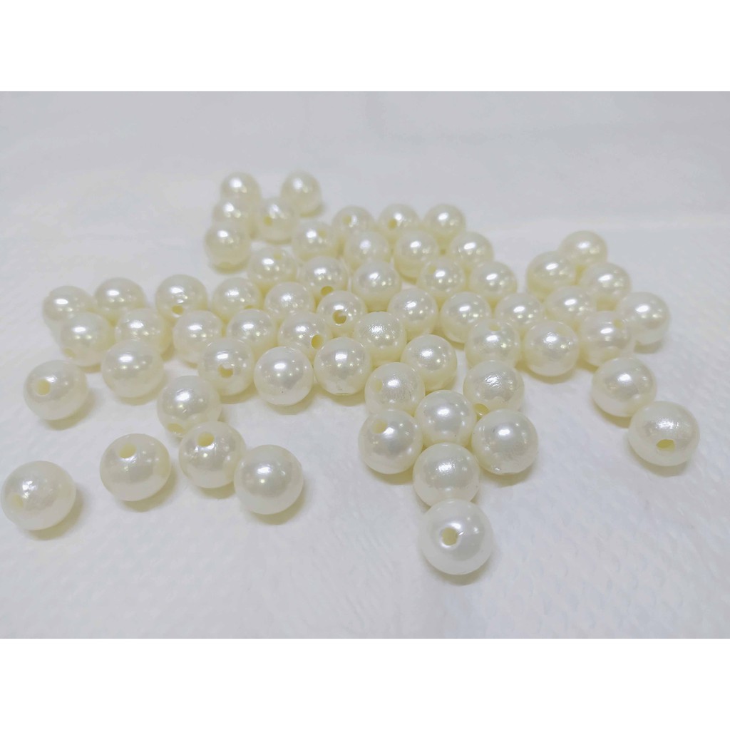 DIY Mote mutiara 10 mm charm bahan aksesoris gantungan