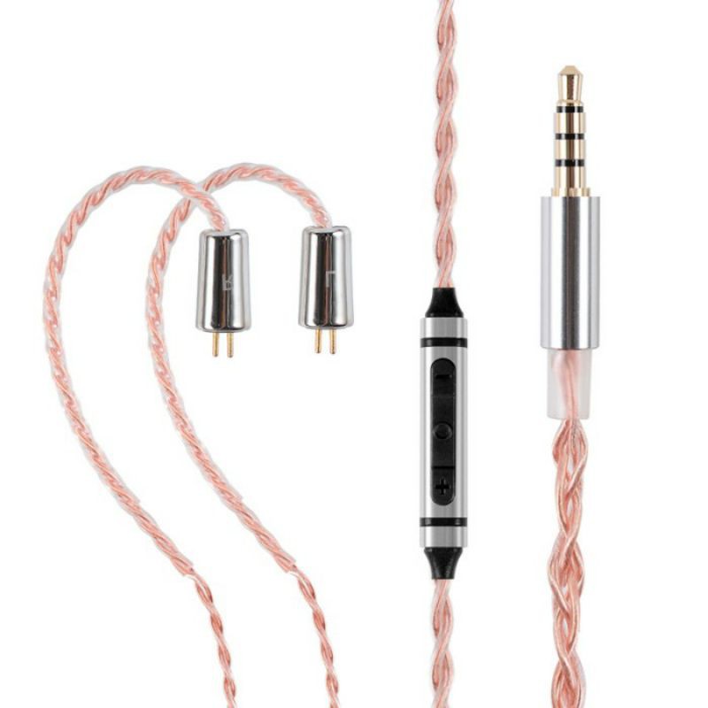 FAAEAL Kabel Upgrade Cable with Mic Full Copper Litz Mirip Kabel Hibiscus