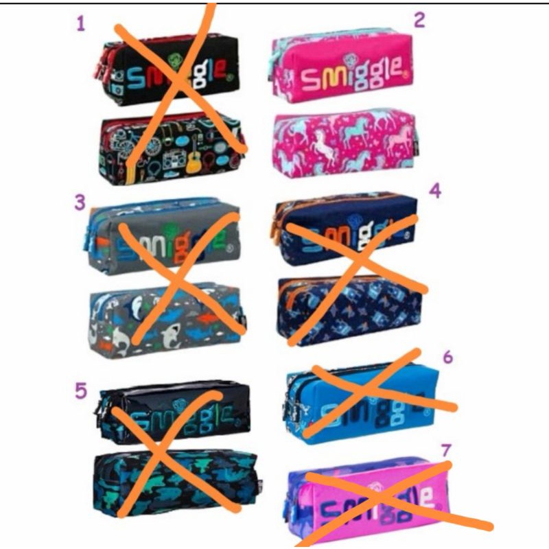 

SMIGGLE TWIN ZIP PENCIL CASE - TEMPAT PENSIL SMIGGLE