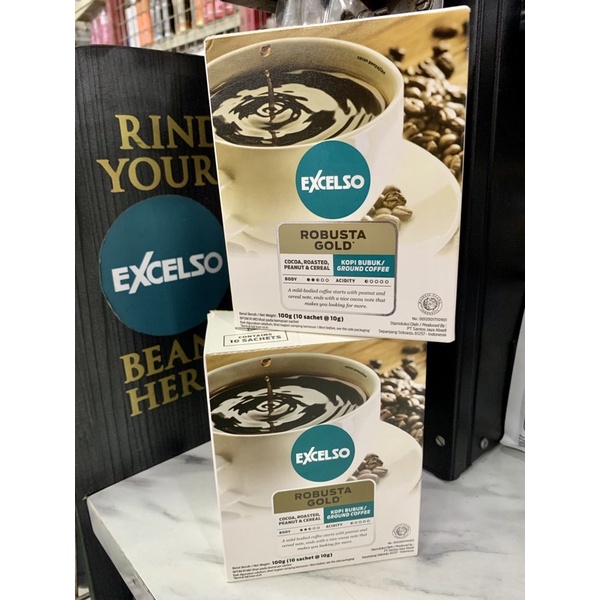 

{FREE GIFT} EXCELSO ROBUSTA GOLD BOX BUBUK(10x10Gr)