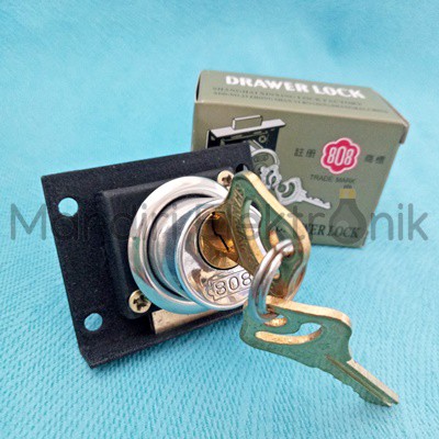 Kunci Laci / Lemari / Drawer Lock Shanghai 808 Tipe HL502P