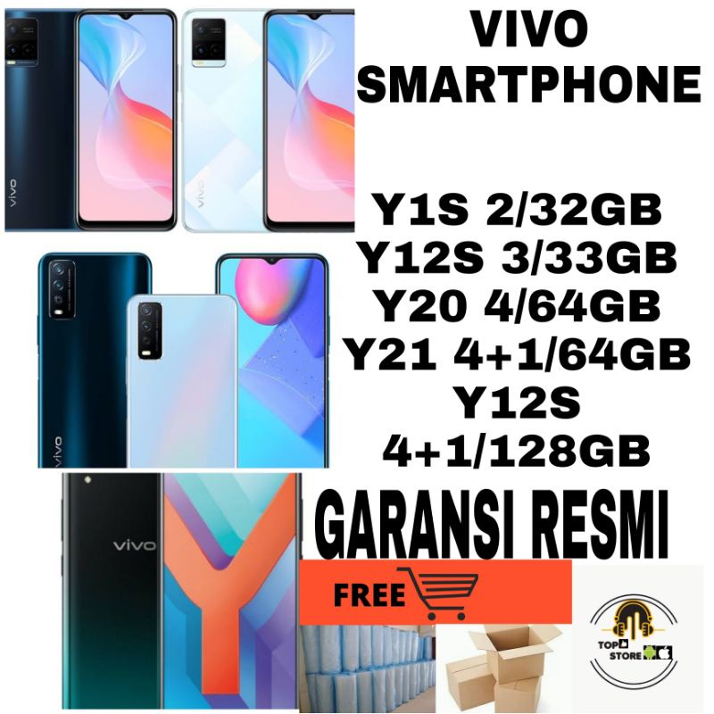 Hp Vivo Y1s Y12s Y21 Y21s Ram 2 Ram 3 Ram 4 terbaru termurah