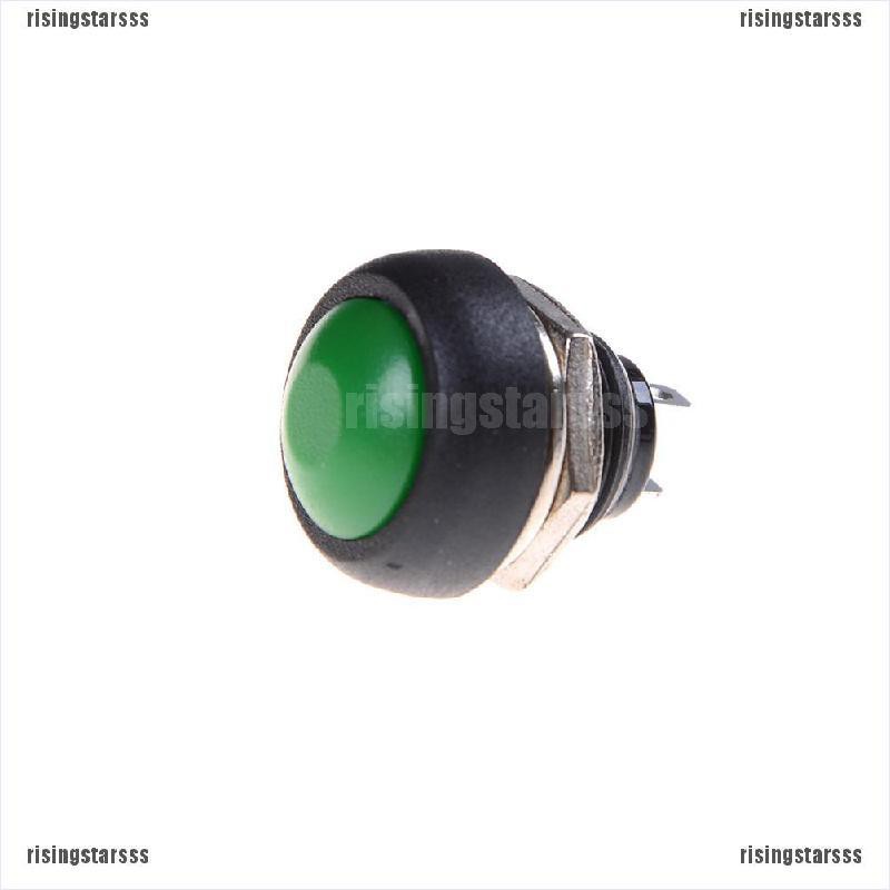 Rsid Saklar Tombol Tekan ON / OFF Bulat Mini 12mm Anti Air Multi Warna