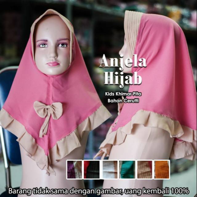 Hijab Anak Lolita Pita Kombi