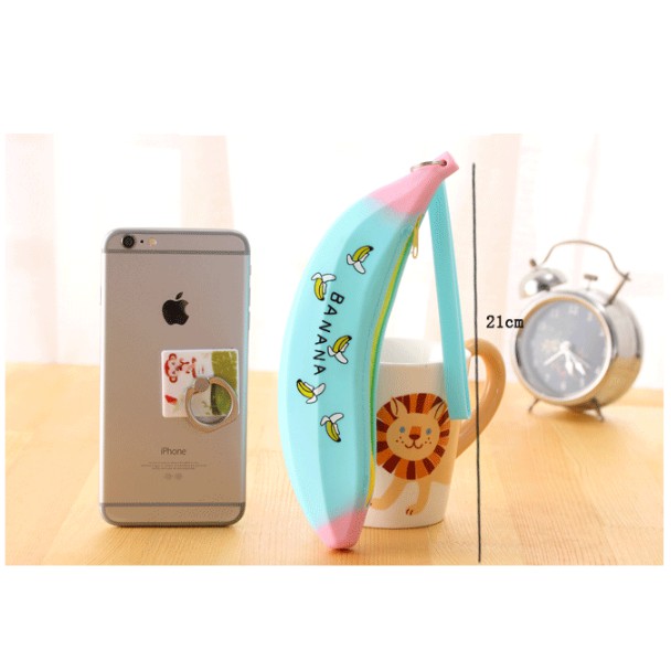 Dompet Koin Pisang / Dompet Pisang / Banana Pouch / Banana coin Pouch / Dompet Koin Silikon