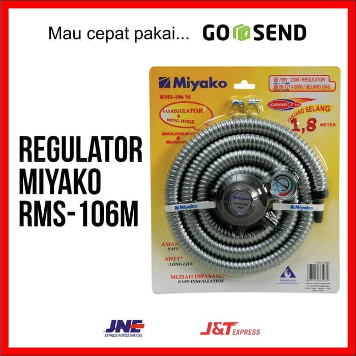 Selang Regulator Miyako RMS-106M Selang Gas Miyako RMS 106M Selang Gas