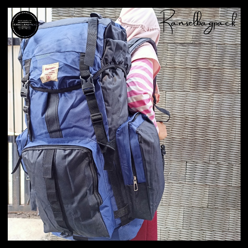 Tas Ransel Backpack Travel Punggung Carrier Hiking Gunung Kapasitas Besar Pria Wanita