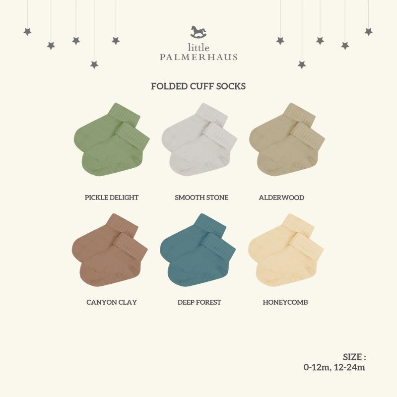 Little Palmerhaus - Folded Cuff Socks (Kaos Kaki Bayi)