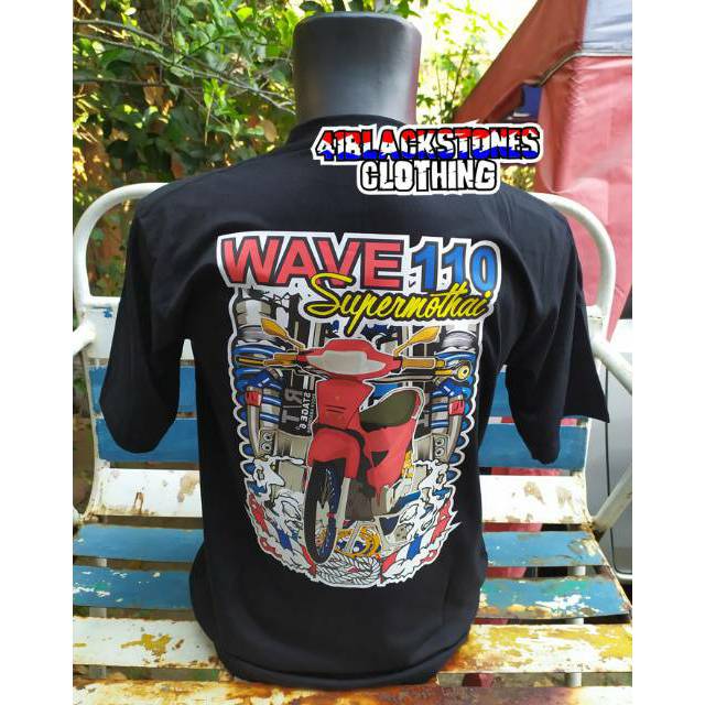  kaos  motor racing  supra wave 110 distro custom balap 