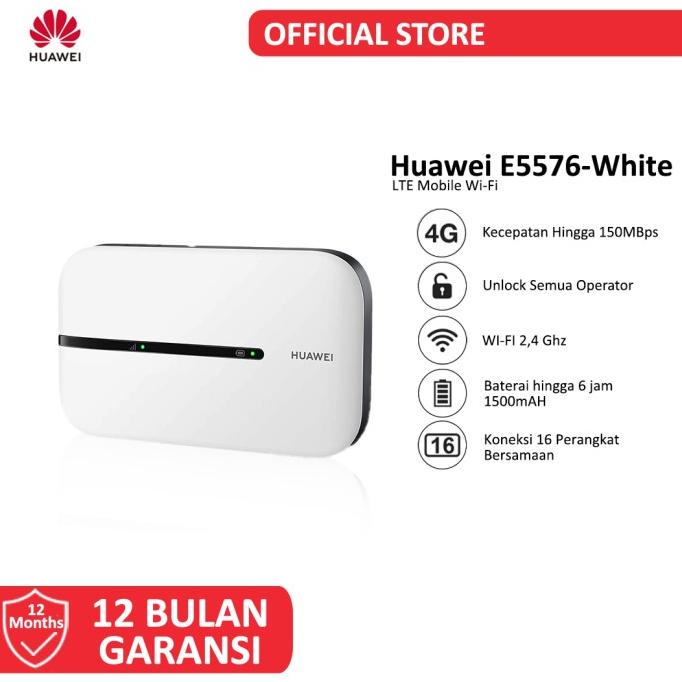 Huawei E5576 Modem Mifi 4G Lte Unlock Gratis Telkomsel 14Gb 2Bulan