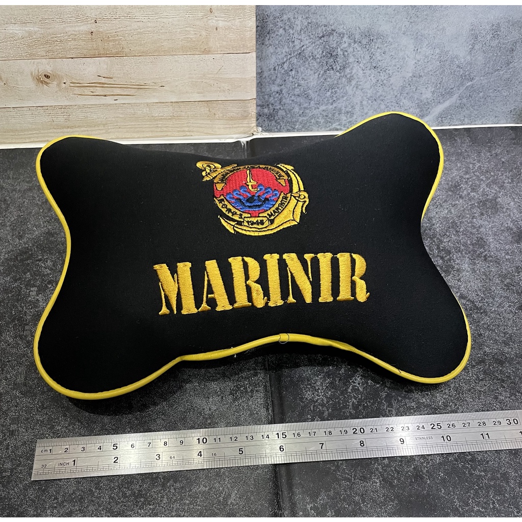 Bantal Mobil Marinir Hitam - Bantal Mobil - Bantal Kepala Marinir