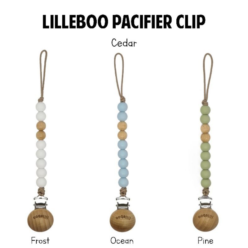 Lilleboo | Pacifier Clip Cedar - Gantungan Empeng / Mainan