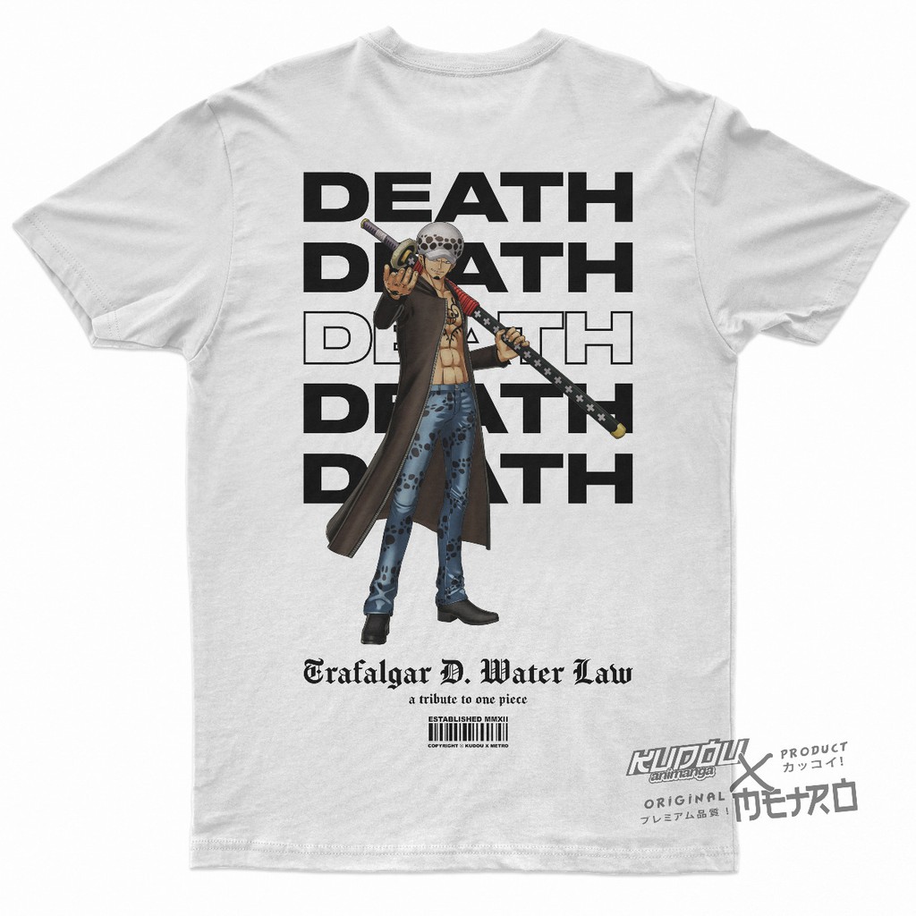 Kaos Law The Death  Anime Manga One Piece Trafalgar D Water Law Premium