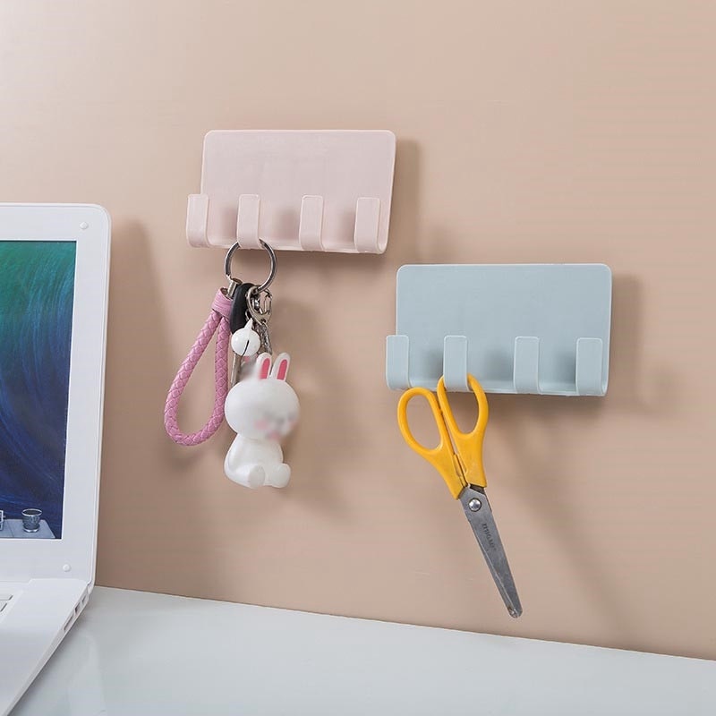 Gantungan dinding Cantelan SERBA BISA Holder Smartphone HP cantelan Dinding tembok peralatan dapur Holder computer tablet Hanger Charger HP Holder kalender buku notes pulpen kunci topi payung semua bisa Best Inovasi 2022 Multifunction Wall Hanger