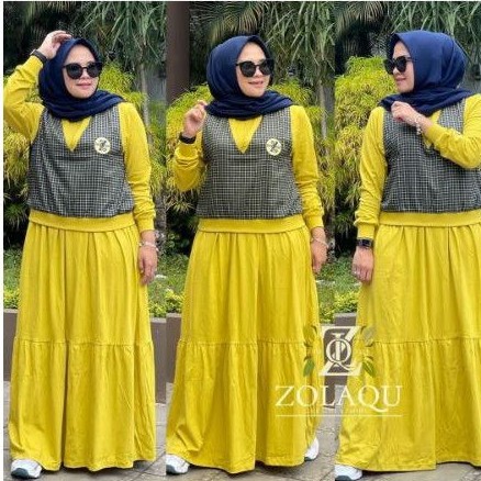 Set gamis zolaqu new