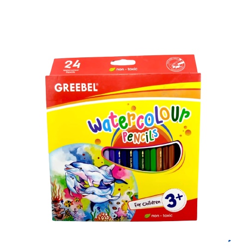 Pensil Warna Watercolour Greebel 8024 24 Warna