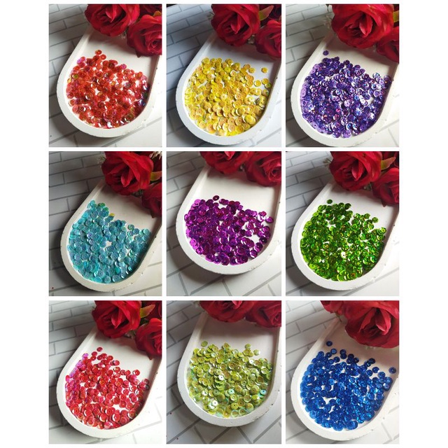 Payet piring sequin 6mm 10gram
