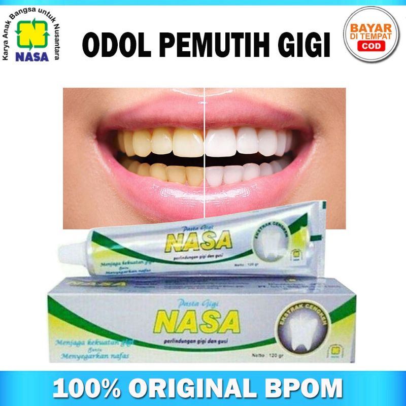 PEMUTIH GIGI - PASTA GIGI NASA - ODOL PEMUTIH GIGI - ODOL NASA - PASTA GIGI PEMUTIH