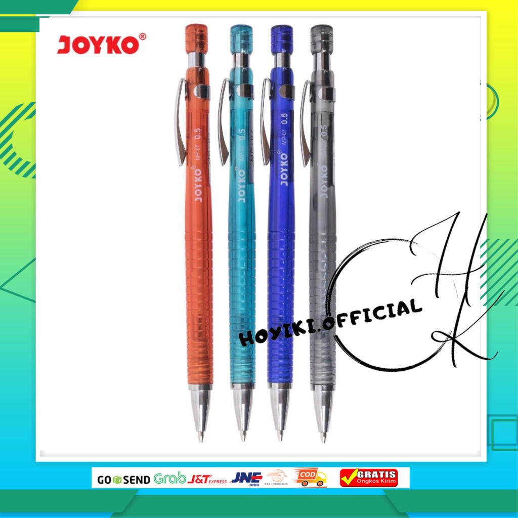 

JOYKO Mechanical Pencil / Pensil Mekanik Joyko MP-07 / 0.5 mm 1 Box Isi 12 Pcs