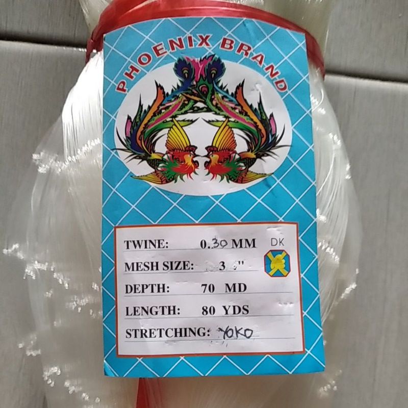 Jaring ikan senar 0.30 3 inchi 70md/yds yoko pukat ikan jaring ikan jaring udang lobster jaring ikan