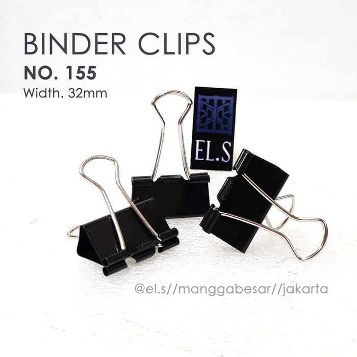 

BINDER CLIPS 155 (32mm) KENKO JOYKO KLIP KERTAS PENJEPIT CLIP PAPER