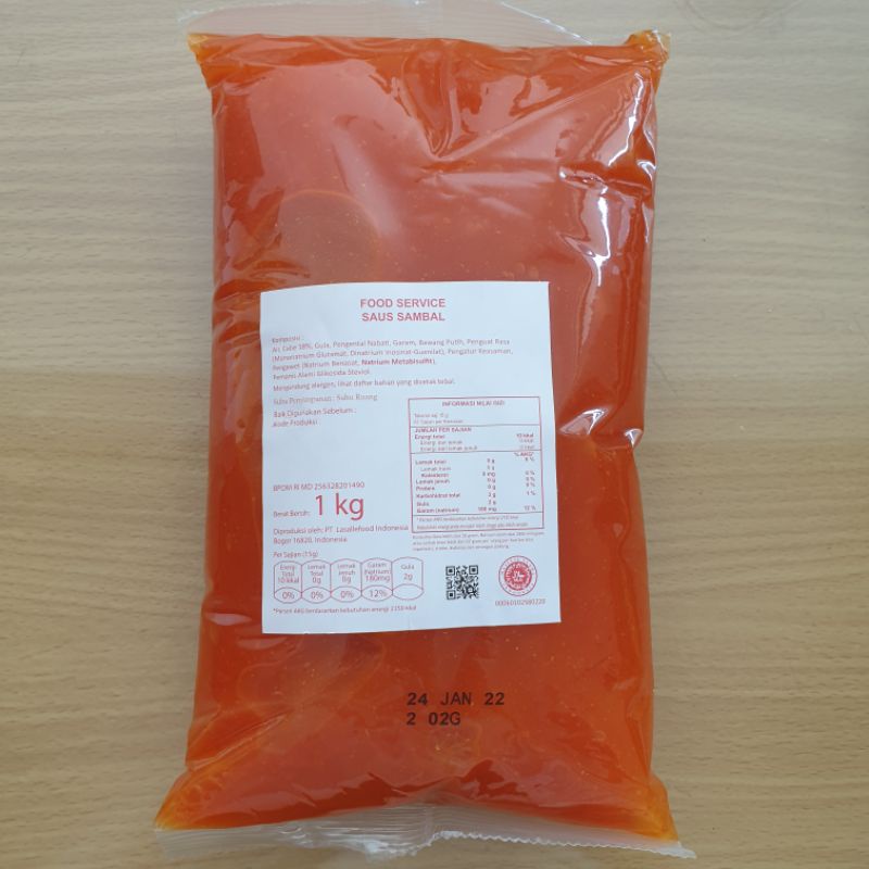 

DELMONTE / LASALLE saus sambal 1kg