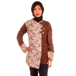 Blouse Batik I Blouse Kerja Wanita Batik I Blus Batik Wanita Savitri