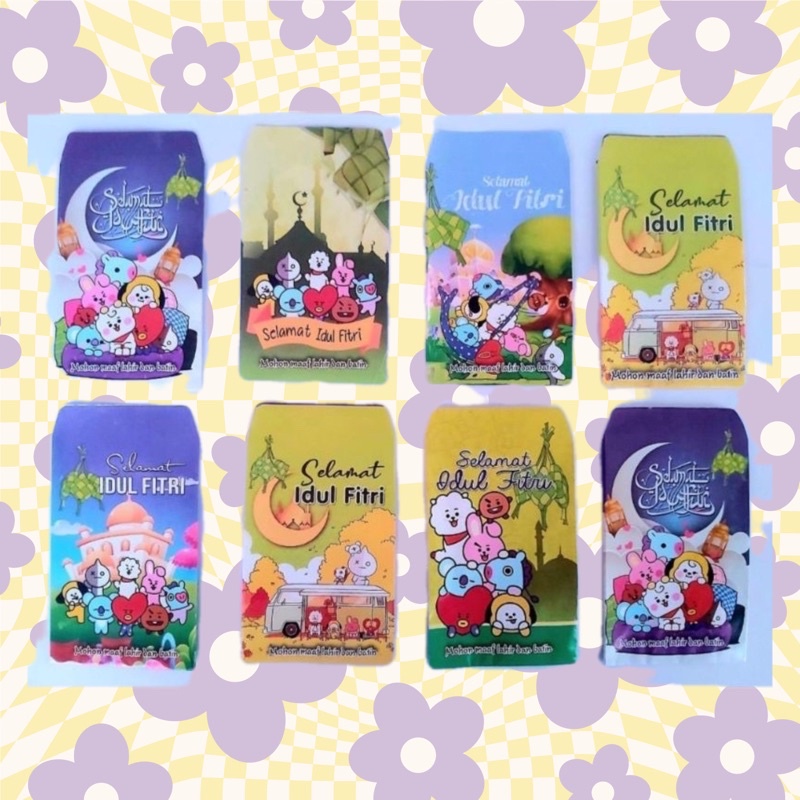 

[COD] Amplop THR lebaran idul fitri angpau BT21 isi 10pcs/pack