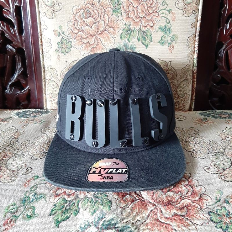 Topi Snapback Chicago Bulls NBA Second Original Branded Bekas