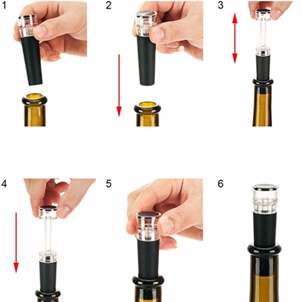 [Elegan] Wine Stopper Dapur Anti Bocor Kado Pengingat Penyimpanan Sealer Penghemat Anggur