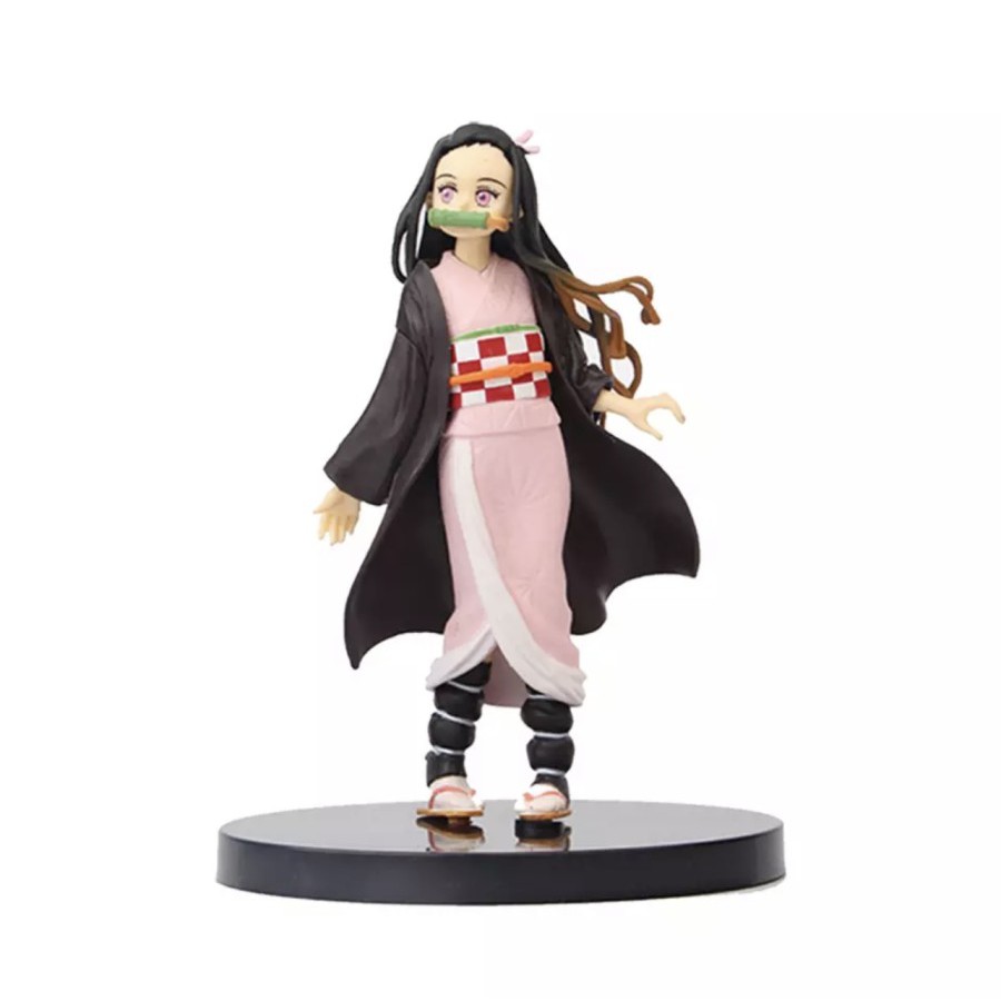 Action Figure Tanjiro Nezuko Zenitsu Inosuke Kimetsu No Yaiba Demon Slayer