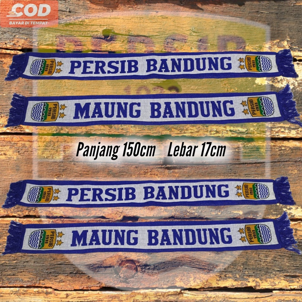 Syal persib scraf viking terbaru besar 150x15cm