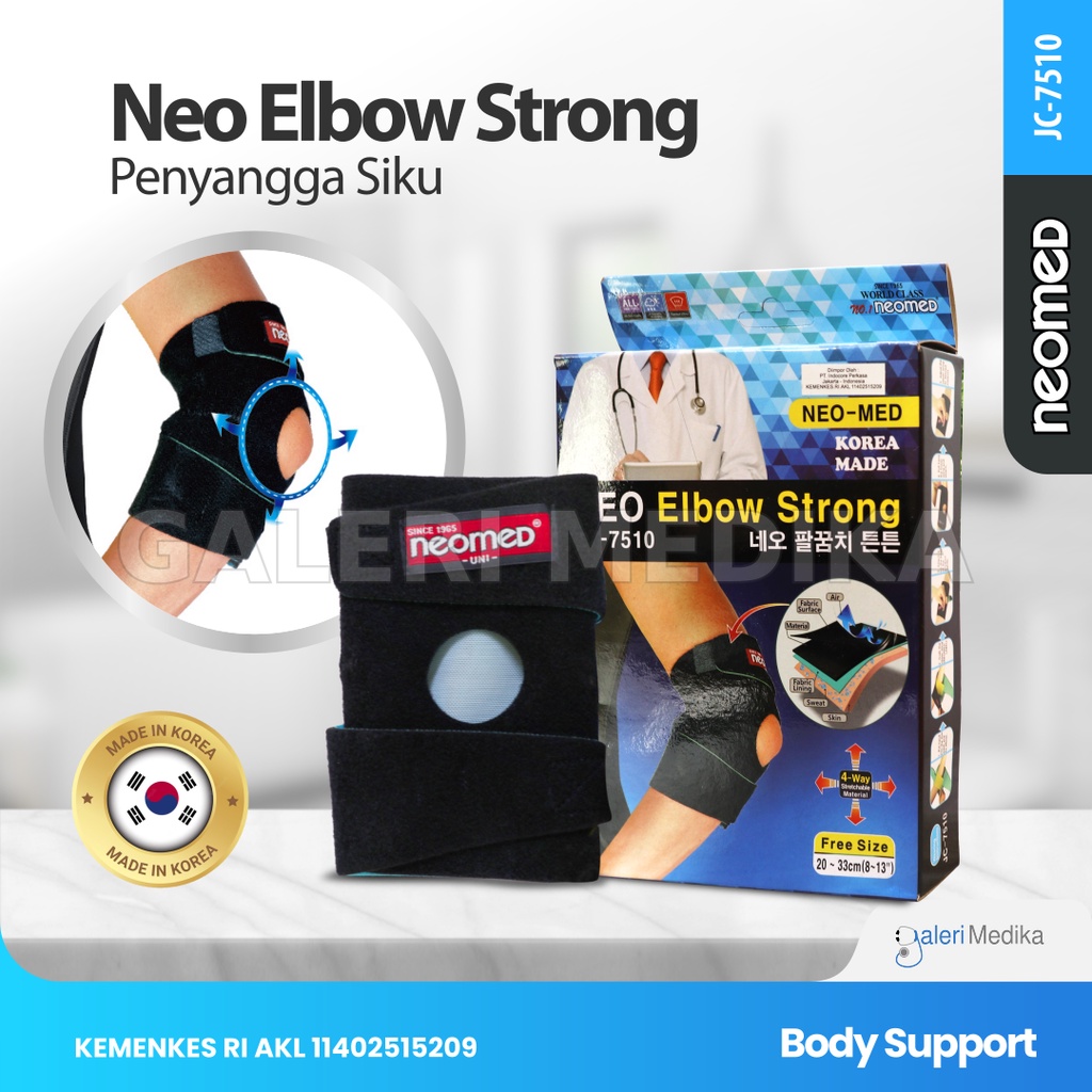 Neomed Neo Elbow Strong JC-7510 - Pelindung Persendian Siku