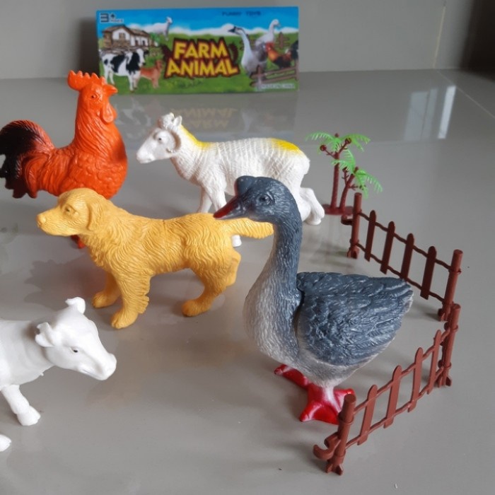 Diskon Spesial Mainan Set Hewan Ternak Besar - Binatang Unggas Farm Animal Anak Jumbo Termurah