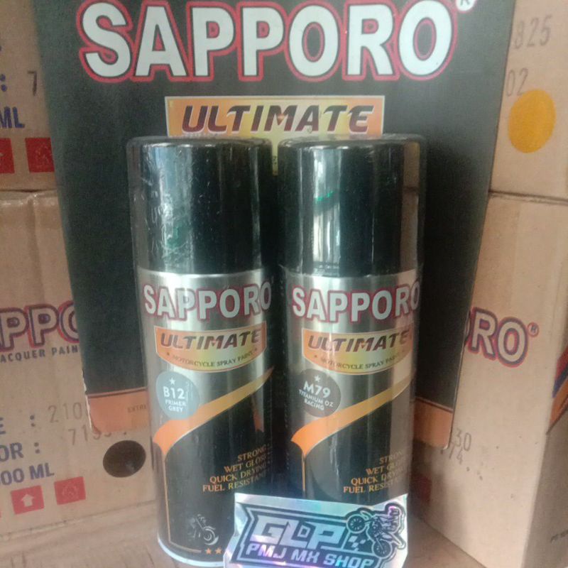 Paket Saporo SAPPORO ULTIMATE Cat Velg M79 Titanium Oz Racing B12 Cat Semprot Spray Motor Pilok Pilo